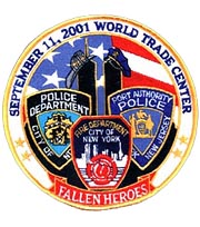 September 11th Heroes Commemorative patch - Large 5" Diameter