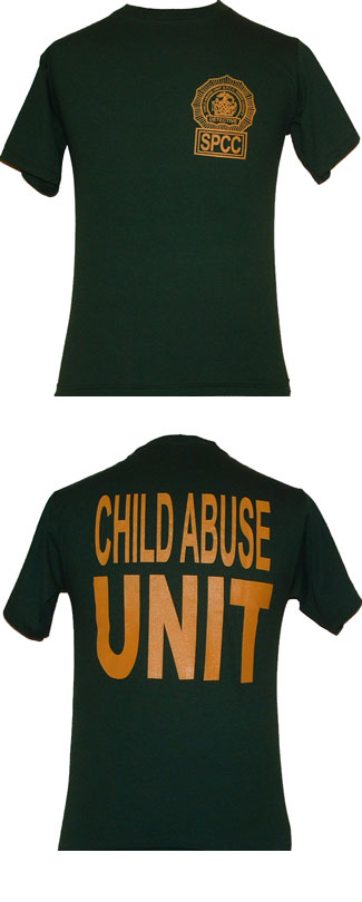 Child Abuse Unit S.P.C.C Kings County Detective T-Shirt - 