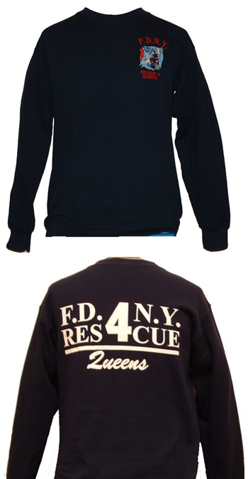 FDNY Rescue 4  queens Sweatshirt - fdny rescue 4 Queen's sweatshirt