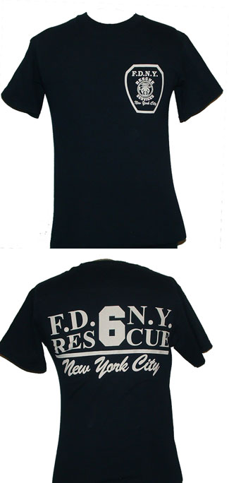 FDNY Rescue 6 Manhattan New York City Tee - FDNY Rescue 6, New York City t-shirt