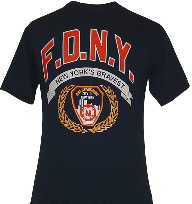 FDNY New York's Bravest Adult T-Shirt - FDNY - New York's Bravest  ...