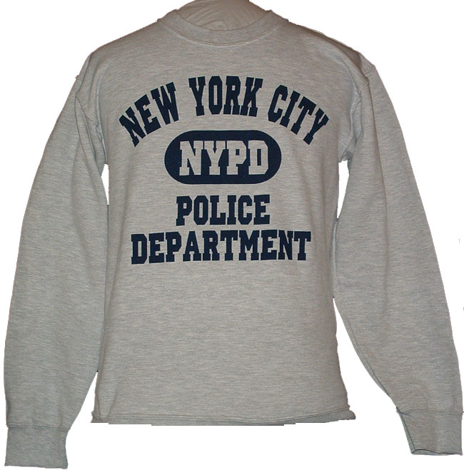 NYPD Police Department Athletic Sweatshirt - The NYPD Police Athletic Sweatshirt...