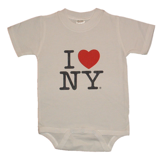 I Love NY Onesie - These I Love NY onesies will look great on the baby in your l...