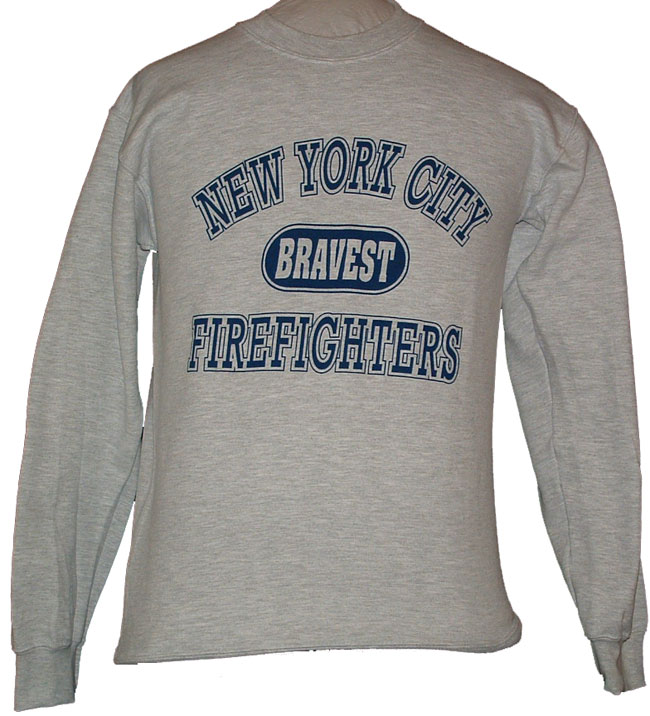 New York Bravest Firefighters Athletic Sweatshirt - 