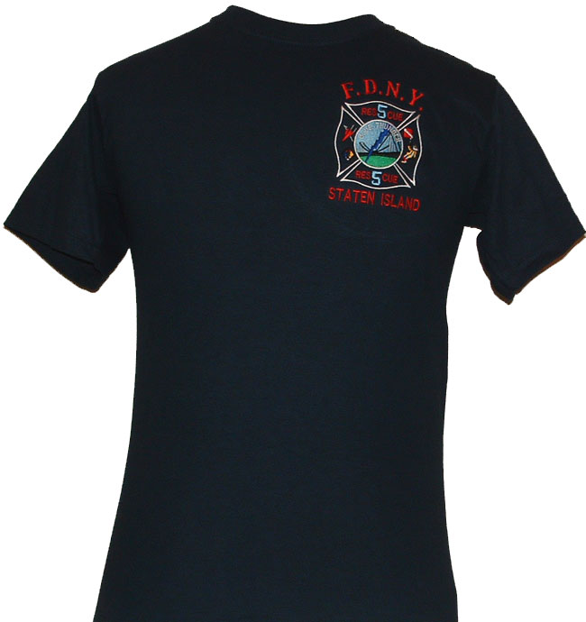 FDNY Rescue 5  Staten Island tee shirt - FDNY's rescue 5 of Staten Island em...