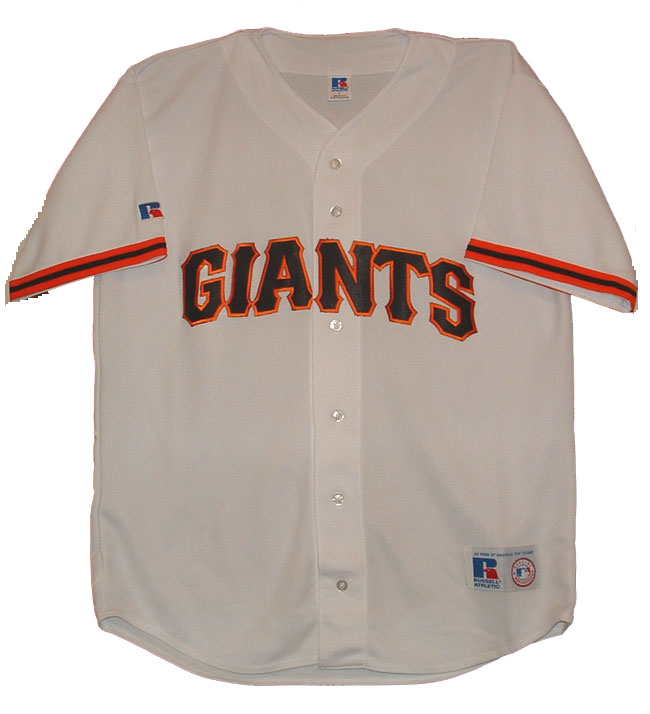San Francisco Giants AUTHENTIC Home Jersey - Bond's name and number "25&...