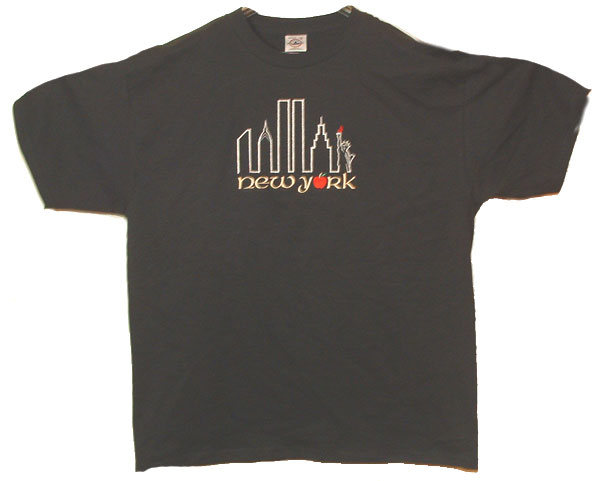 New York Tee Shirt - New York T-Shirt, NY Skyline.