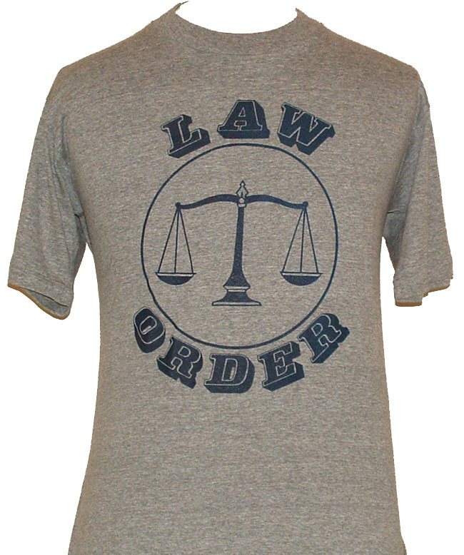 Law and Order tee shirt - law and order tee shirt
