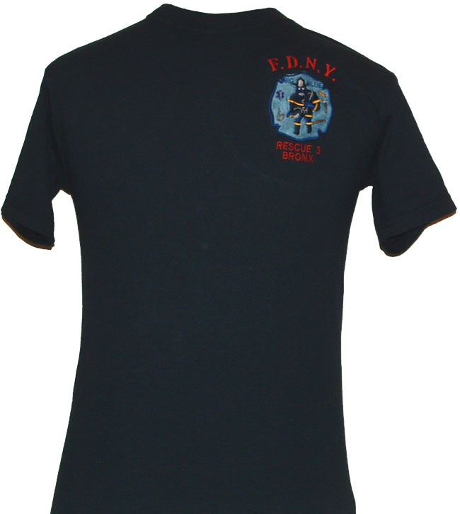 FDNY Rescue 3 The Bronx Tee Shirt - FDNY Rescue 3's Bronx unit