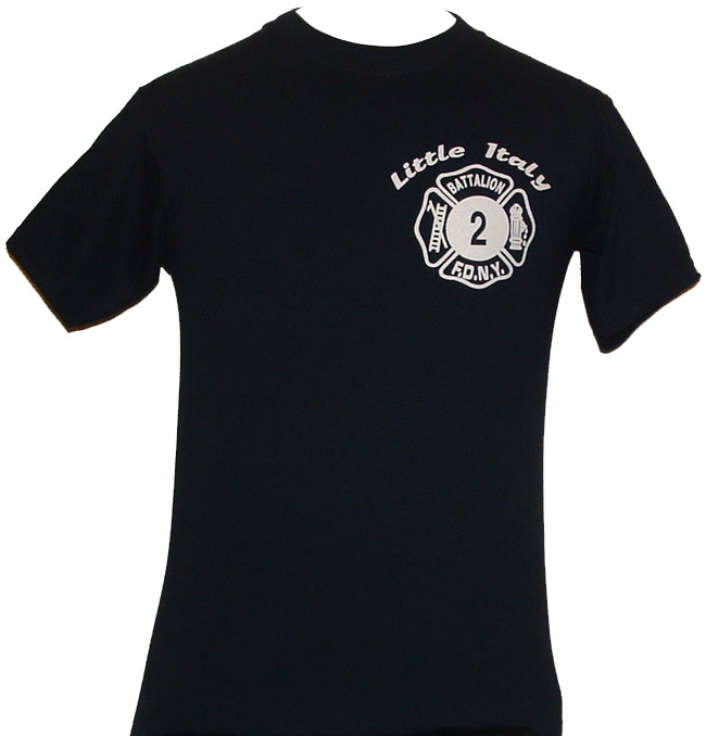 FDNY Little Italy Battalion 2 Tee Shirt - 