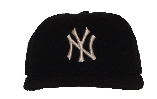 New York yankees fitted cap - fitted cap. features the MLB logo on the back