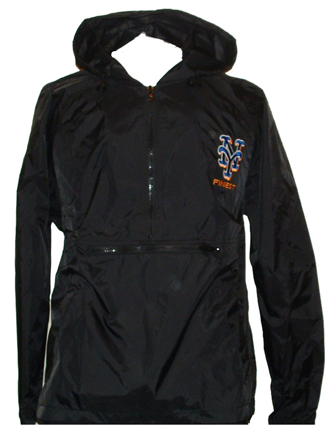 New York  Finest Pullover Jacket - Nylon Pullover with front zipper and pocket. ...