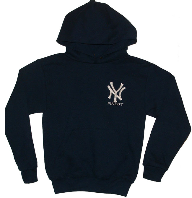 Ny finest  Children's hooded Sweatshirt - NY Finest embroidered on left ches...