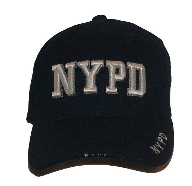NYPD 3-D EMBROIDERD CAP - This NYPD cap is our exclusive design with raised embr...