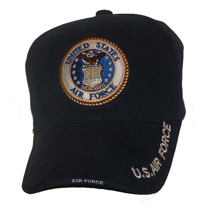 United States Air Force unit 3-D EMBROIDERED CAP - United states air force embro...