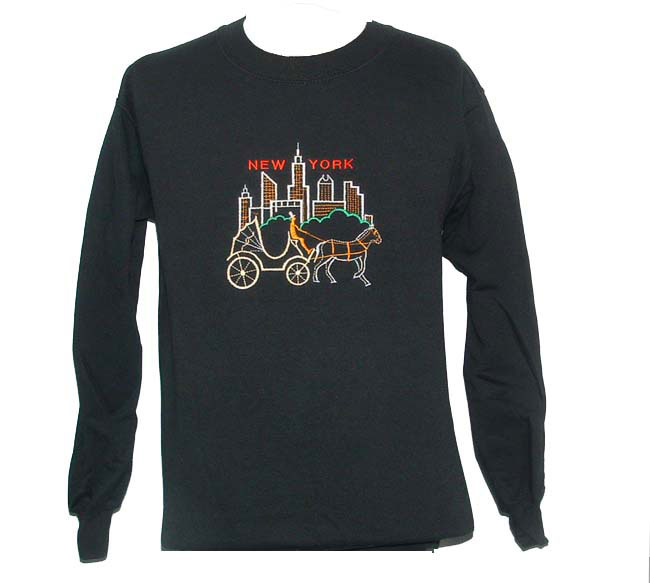 New York City Horse n buggy sweatshirt - New York city is famous for its' ho...