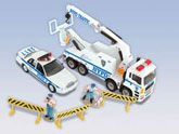 NYPD Tow truck and Cars set - 