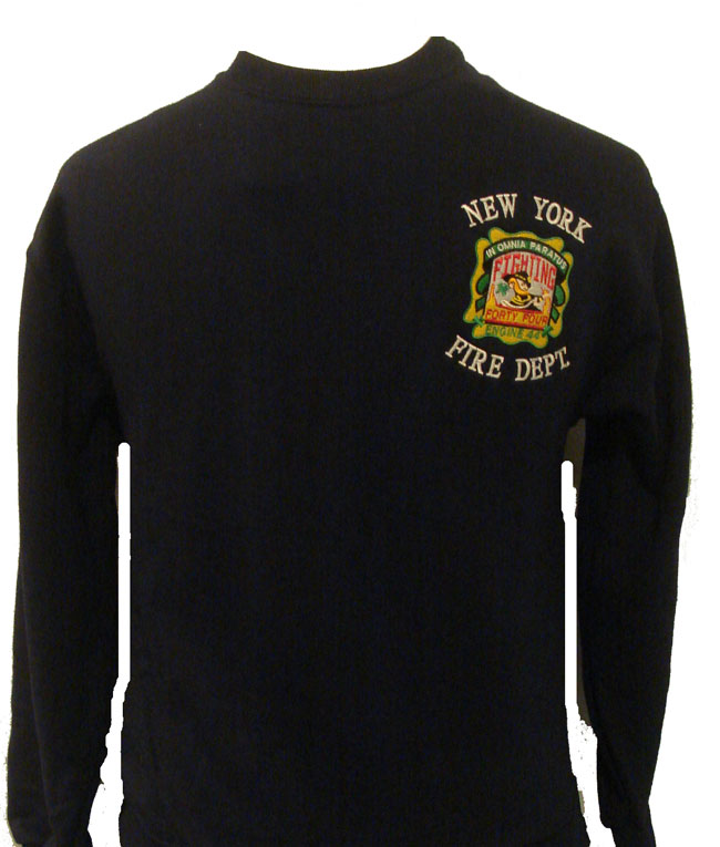New York's Fire Department Irish Fighting 44 Sweatshirt - New York Fire Depa...