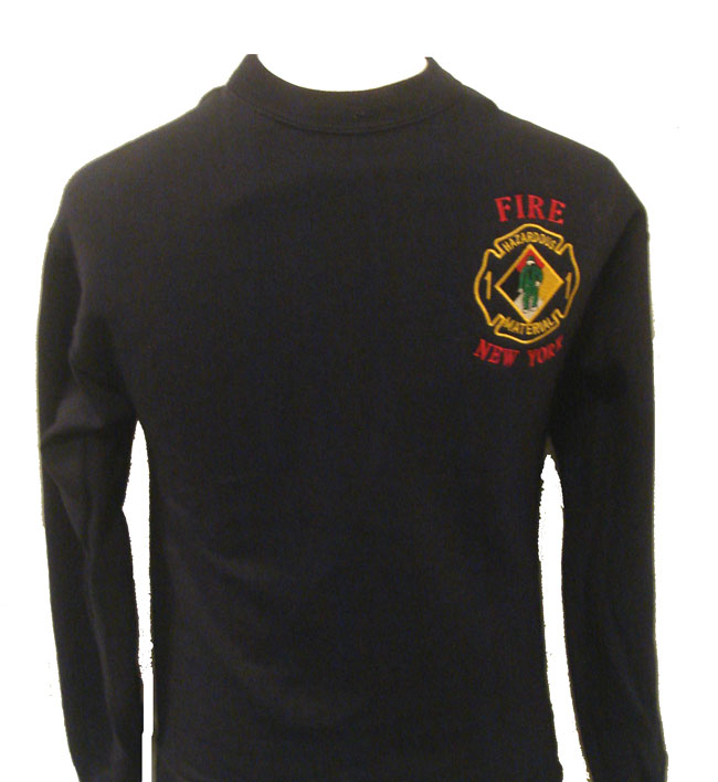 New York Fire Department Hazmat 1 Sweatshirt - New York Fire Department Hazardou...