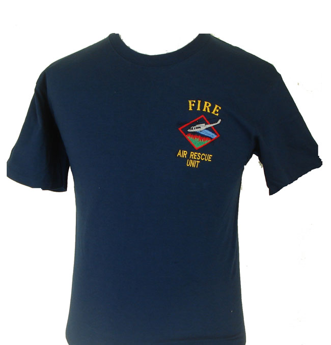 New York's Fire Air rescue t-shirt - Fire Air Rescue Unit emboidered on left...