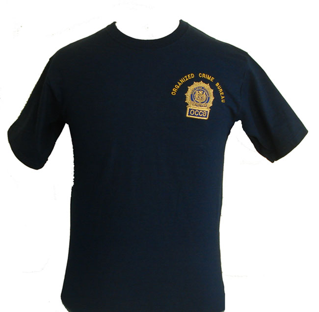 New York Police Organized Crime Bureau t-shirt - Organized Crime Bureau Detectiv...