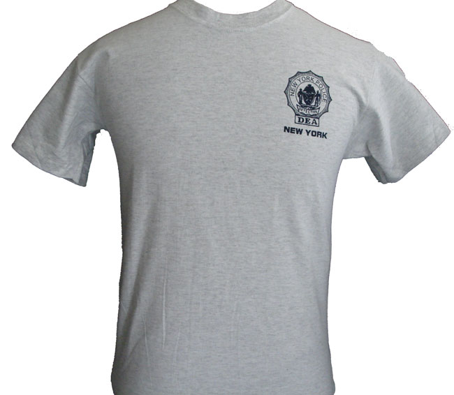 New York's Police DEA t-shirt - New York's Police DEA emblem printed on ...
