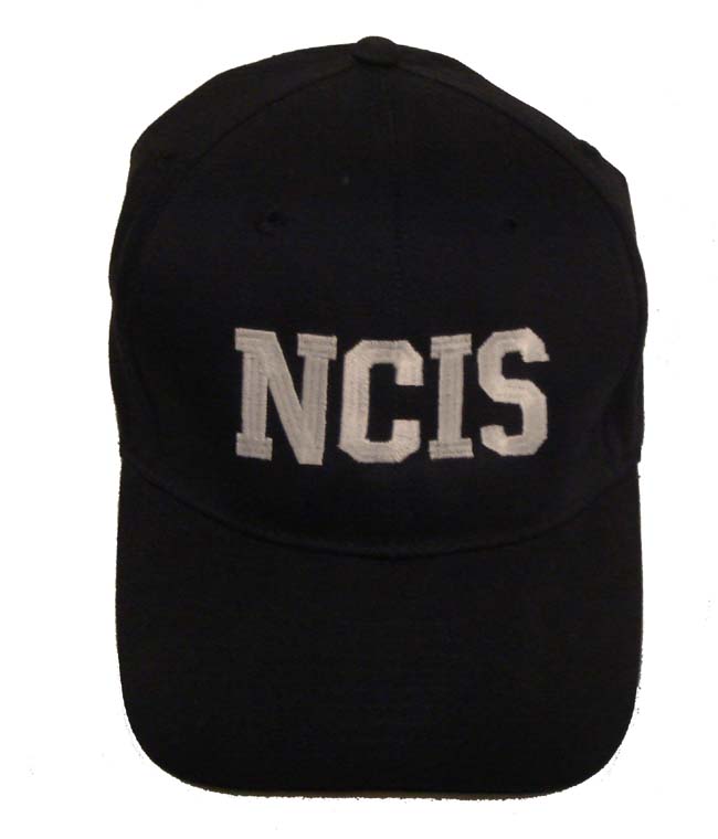 NCIS cap - NCIS embroidered white lettering. Adjustable back