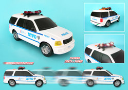 nypd suv with lights and siren - 