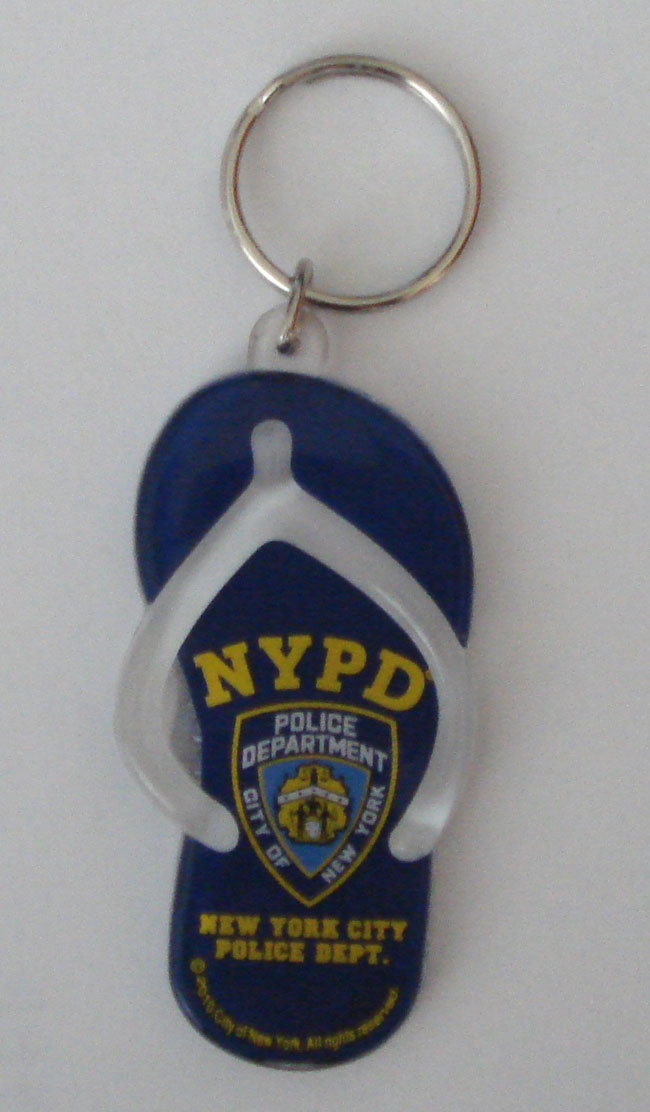 NYPD Thong slipper keychain - 