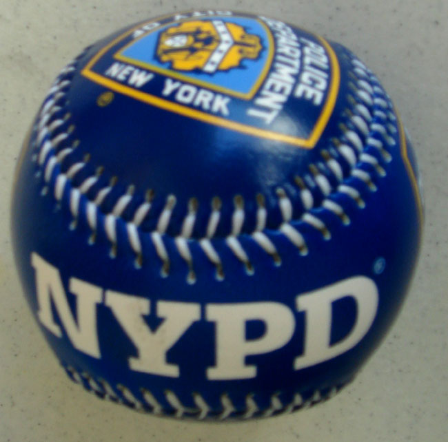 NYPD Collectors Item baseball - Officially licensed NYPD collectors item basebal...