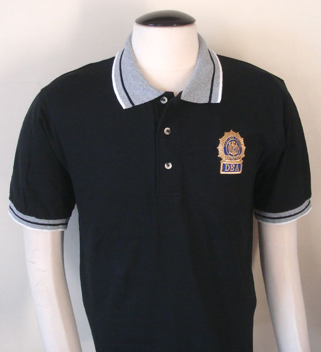 New York Police Detective golf shirt - New York Police Detective shield embroide...