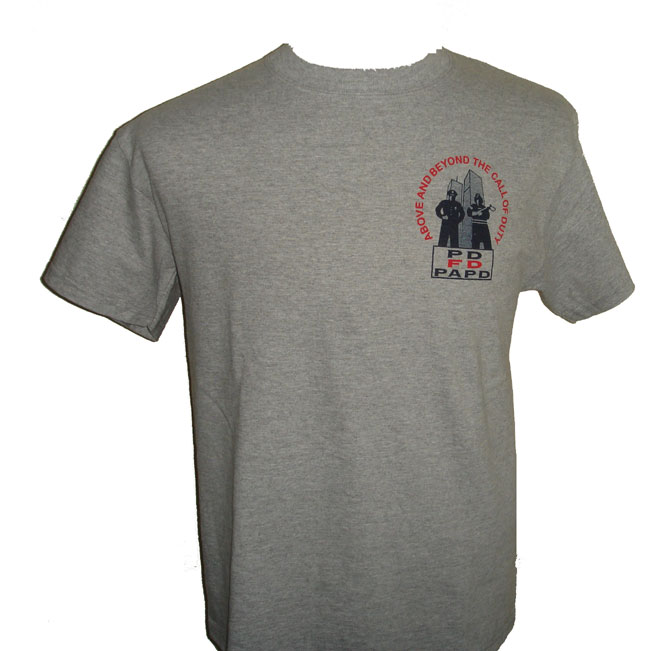 Beyond The Call Of Duty 9/11 Twin Towers PD FD PAPD t-shirt - Our exclusive desi...