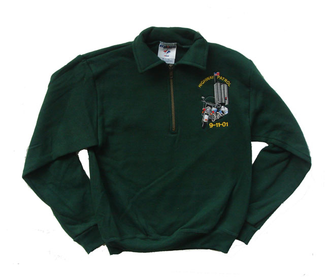 Childrens Highway Patrol 9/11 sweatshirt - Beautiful embroidered Twin towers and...