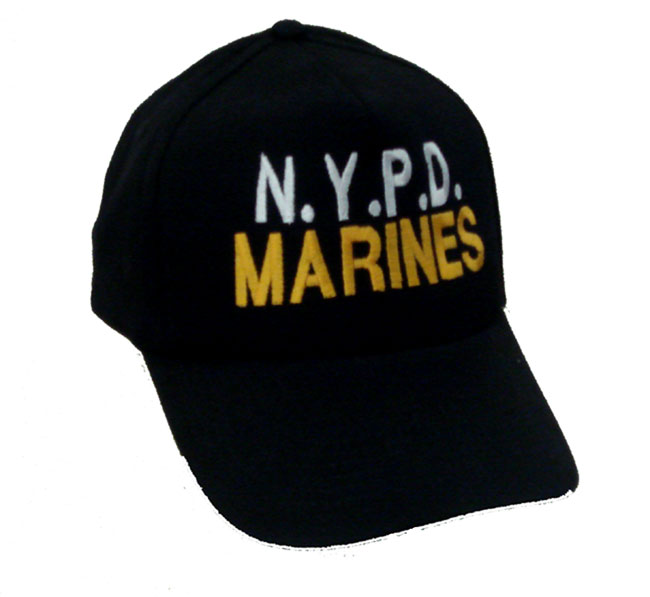 NYPD Marines Cap - Adjustable cap with NYPD Marines embroidered