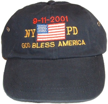 God Bless America, 9-11-01 PD Cap - 