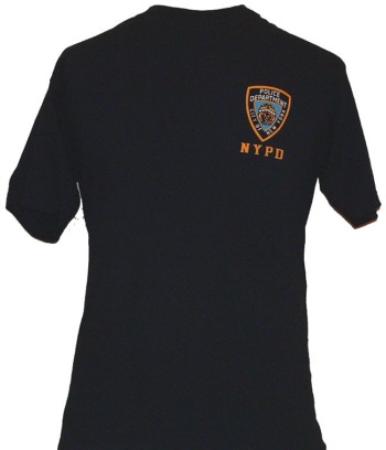 NYPD EMBROIDERED T-Shirt - VERY POPULAR AMONG THE NYPD OFFICER