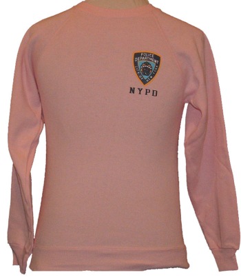 NYPD Ladies Sweatshirt - Pink nypd sweatshirt