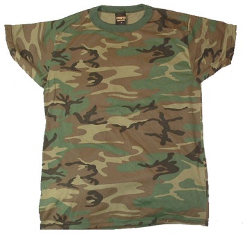 US Army camoflauge T-Shirt - NYFirePolice.com