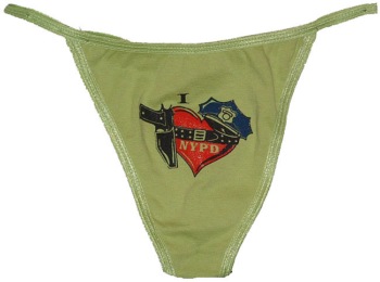 I Love My NYPD Thong - 