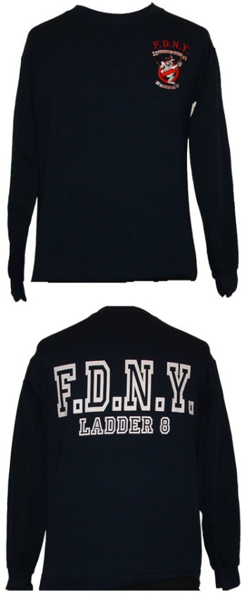 FDNY Ladder 8  manhattan Sweatshirt - fdny ladder 8 Manhattan's sweatshirt