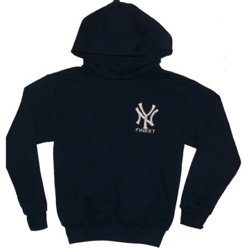 Ny finest  Children's hooded Sweatshirt - NY Finest embroidered on left chest front pockets, and hood