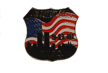9-11 Memorial NYPD pin - Most popular memorial NYPD pin