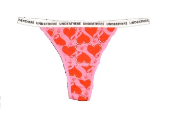 Valentinene's day hearty thong - Say it with love on this "underthere" valentine day thong
