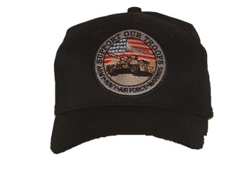 Support our troops Cap - Support our troops....The Army, Navy, Airforce and marines