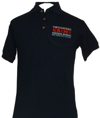 New York police Organized Crime  Golf shirt - Organized crime control bureau of the New York Police Golf shirt