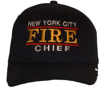 NYC Fire Chief Cap - Adjustable