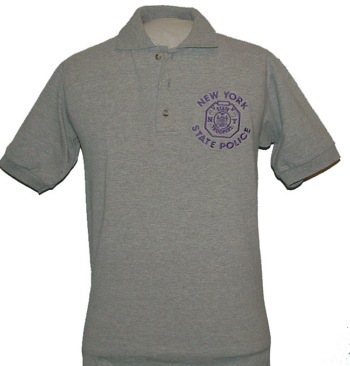 New York State Police golf shirt - VERY POPULAR  AMONG THE NEW YORK STATE POLICE.