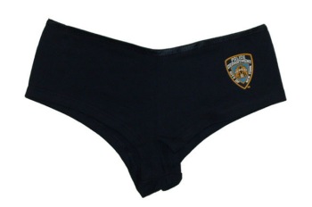 NYPD Panty - NYPD insignia screenprinted