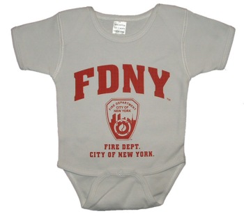FDNY Onesie - This FDNY onesie is perfect for that little buff!