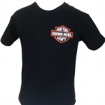 New York's Highway Patrol t-shirt - New York Highway Patrol printed on left chest and Large printed back